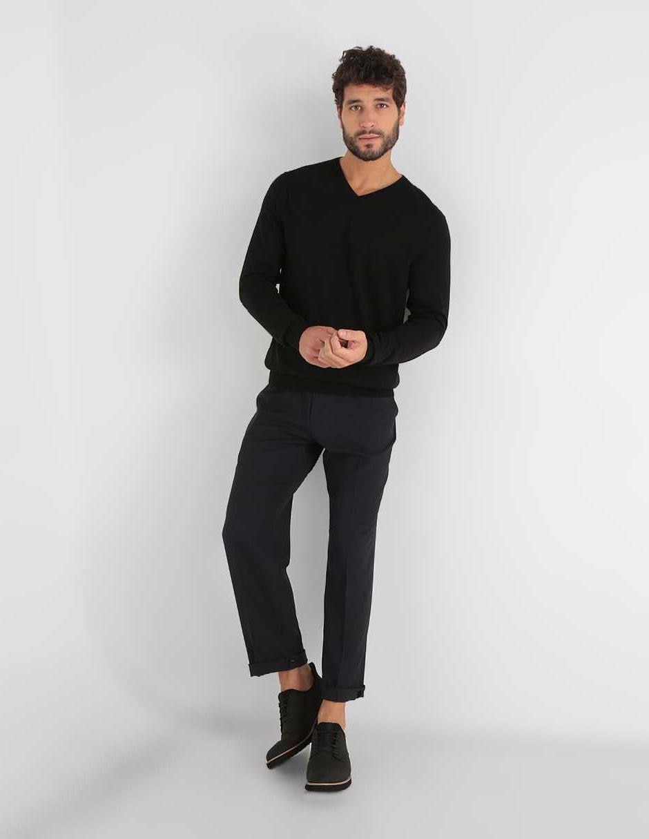 Pantalón de vestir regular para hombre 4