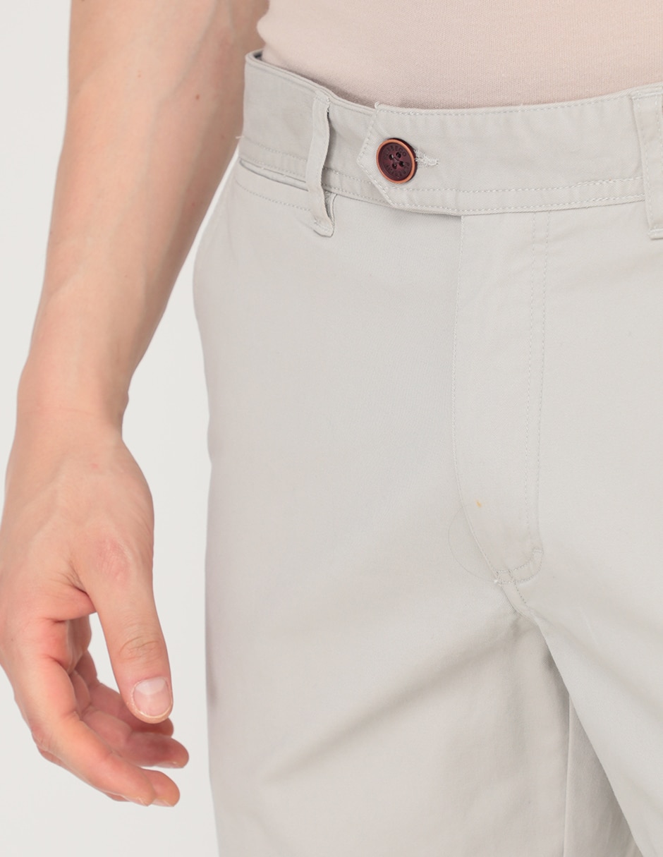 Pantalón casual chino slim Puroego de algodón para hombre