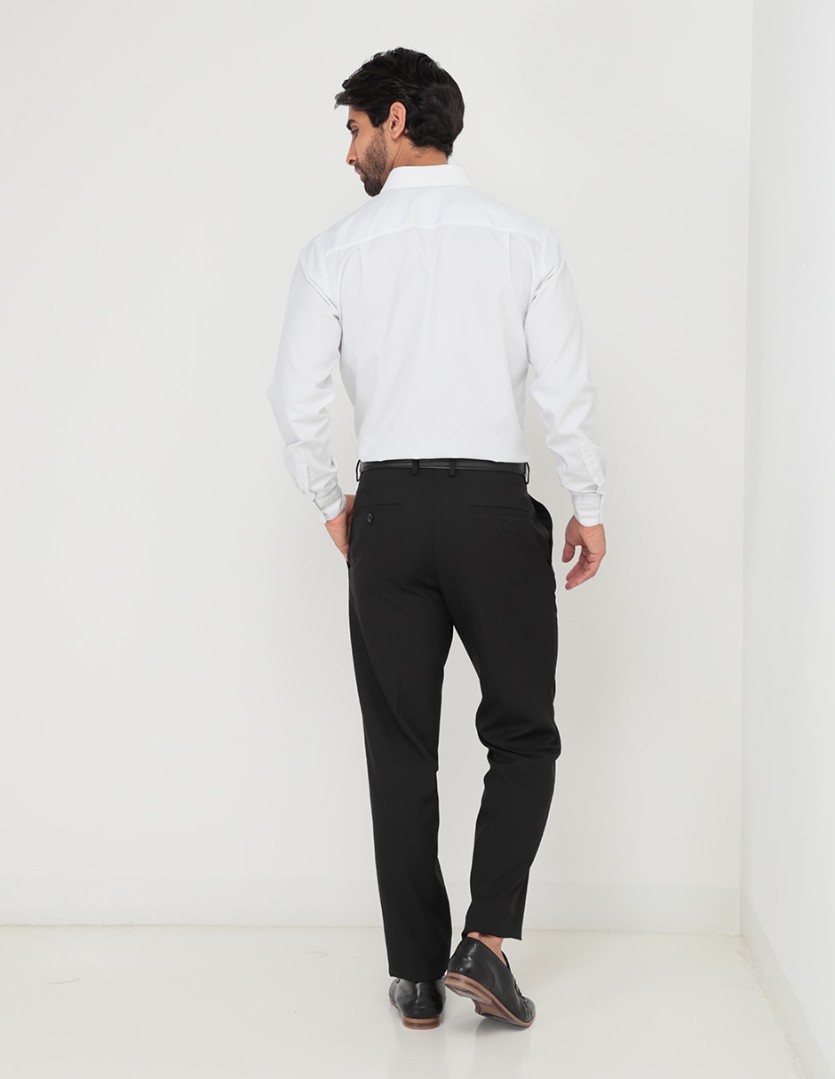 Pantalón de vestir recto para hombre 4