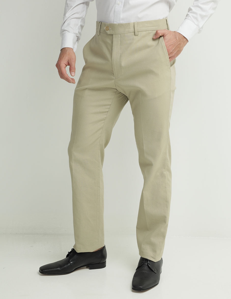Pantalón de vestir regular para hombre