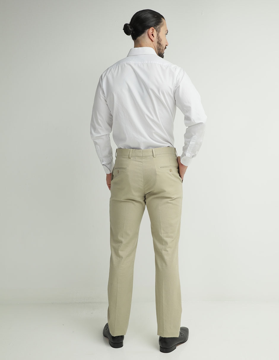 Pantalón de vestir regular para hombre