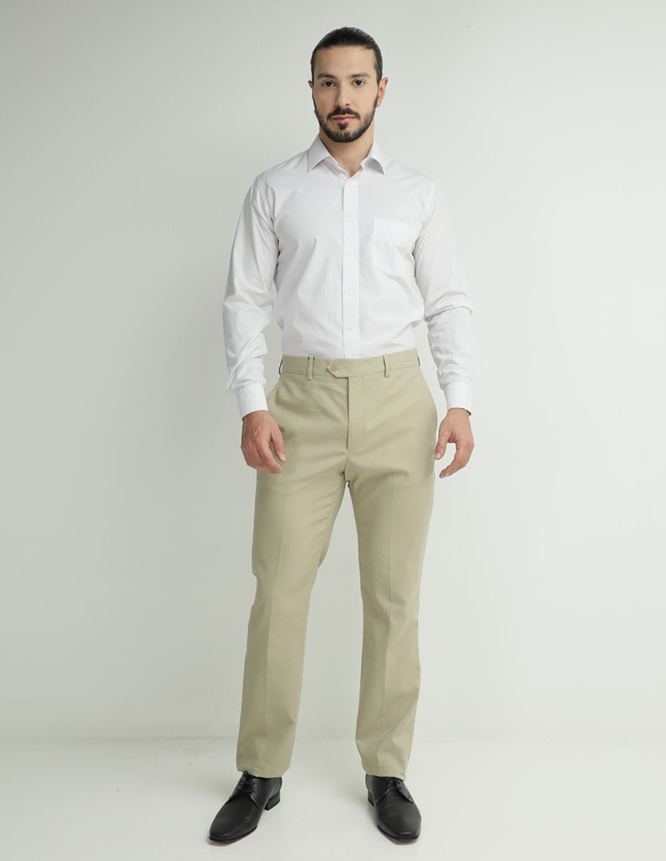 Pantalón de vestir regular para hombre