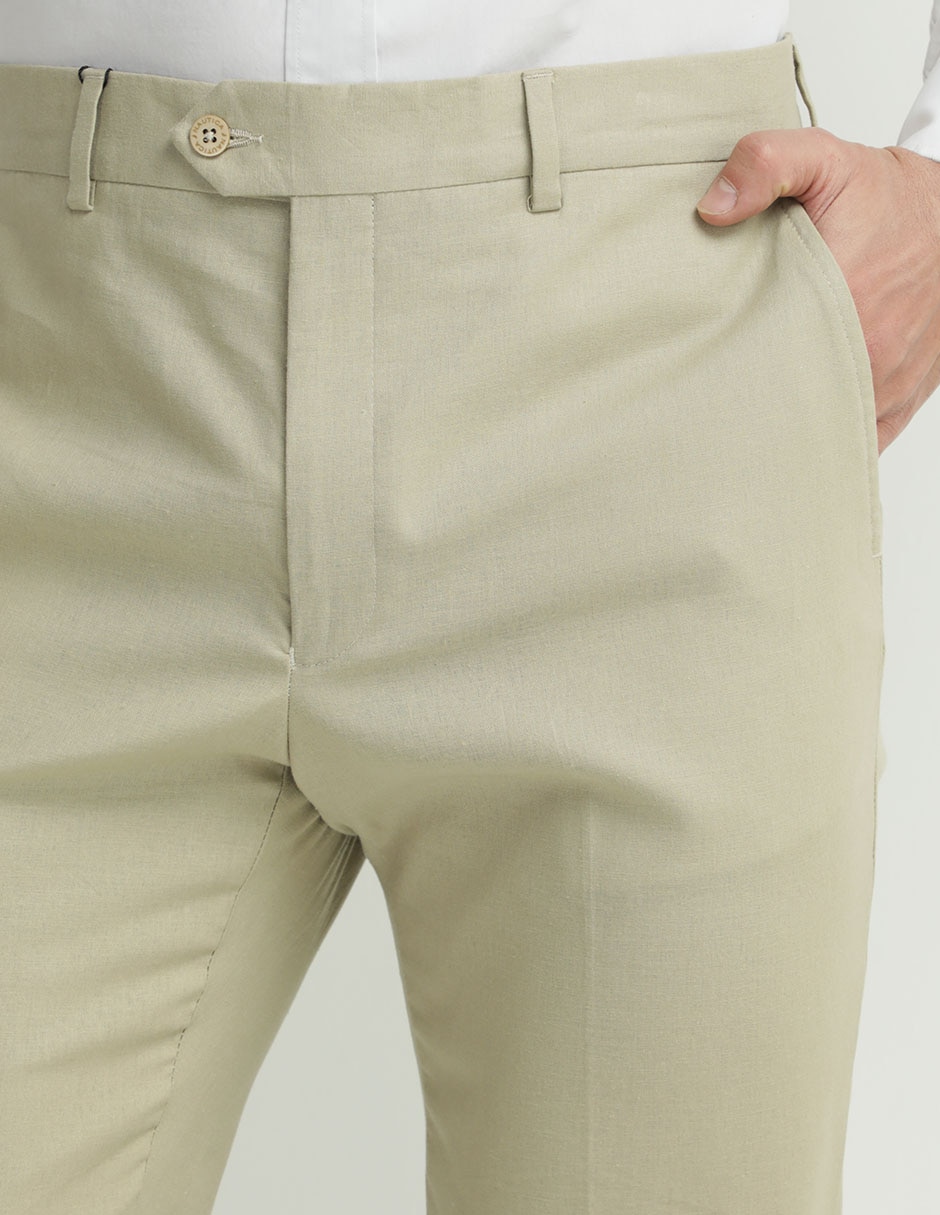Pantalón de vestir regular para hombre