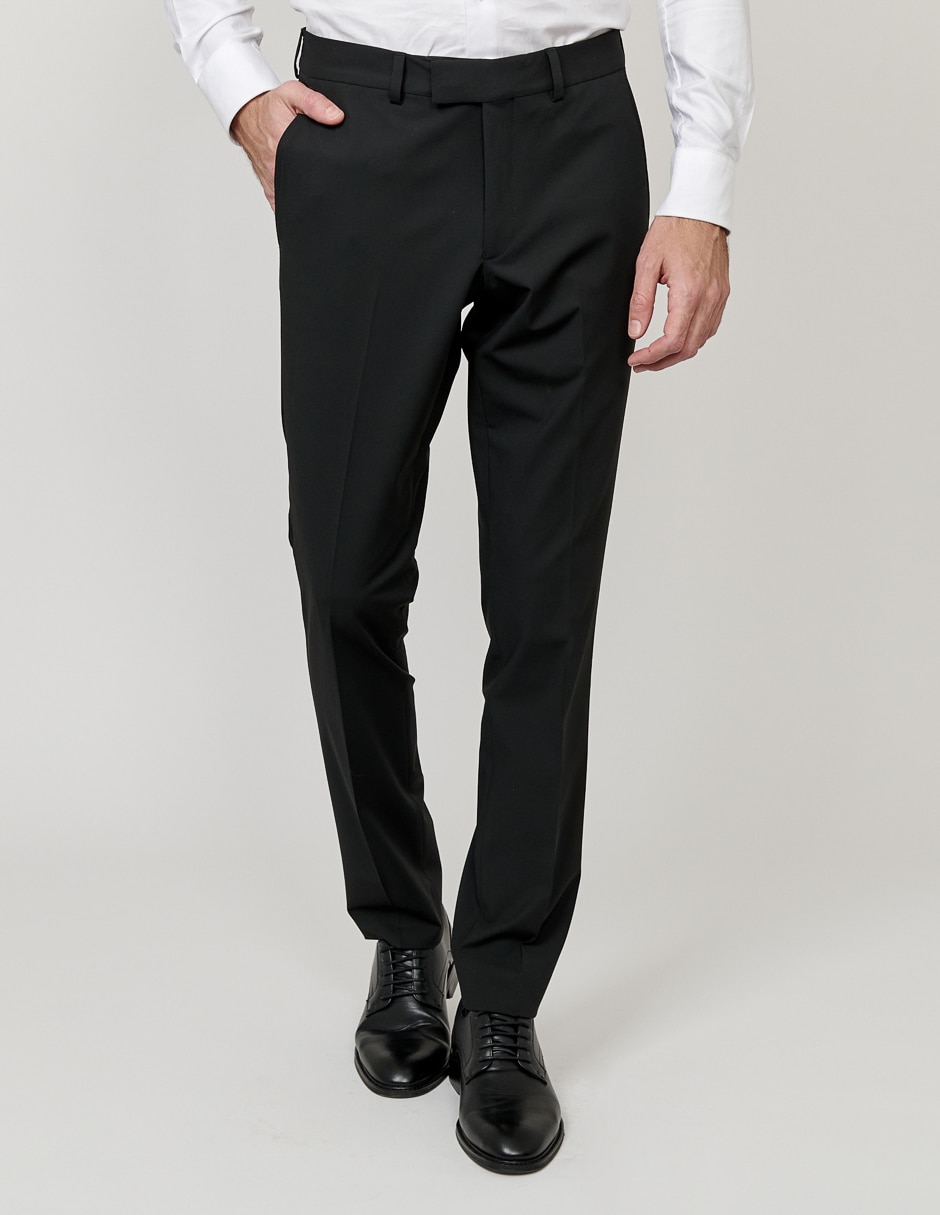 Pantalón de vestir straight para hombre Pantalón de vestir straight para hombre