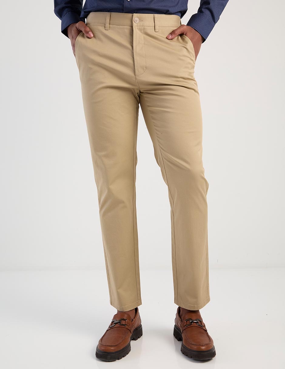Pantalón recto de algodón para hombre Pantalón recto de algodón para hombre