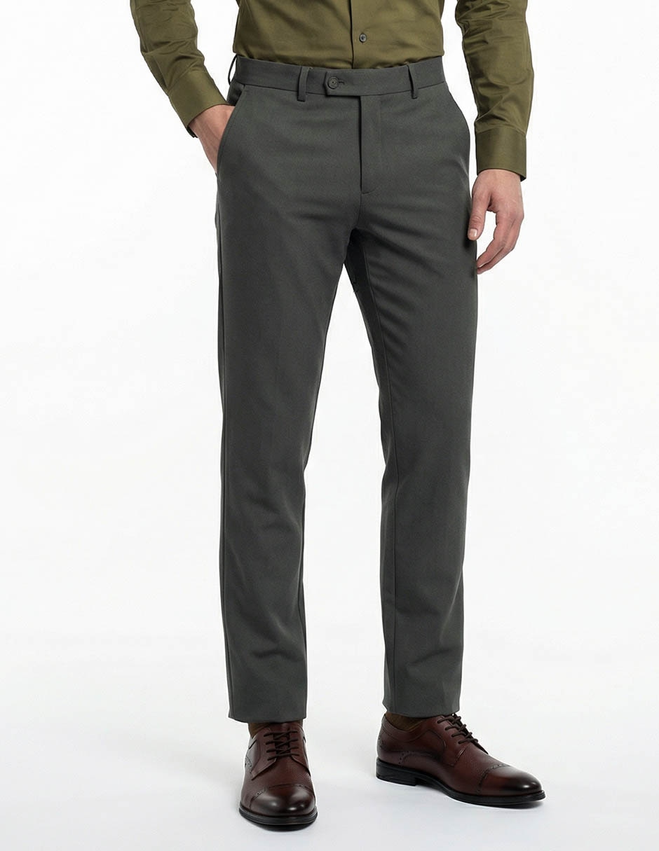 Pantalón de vestir slim para hombre 1