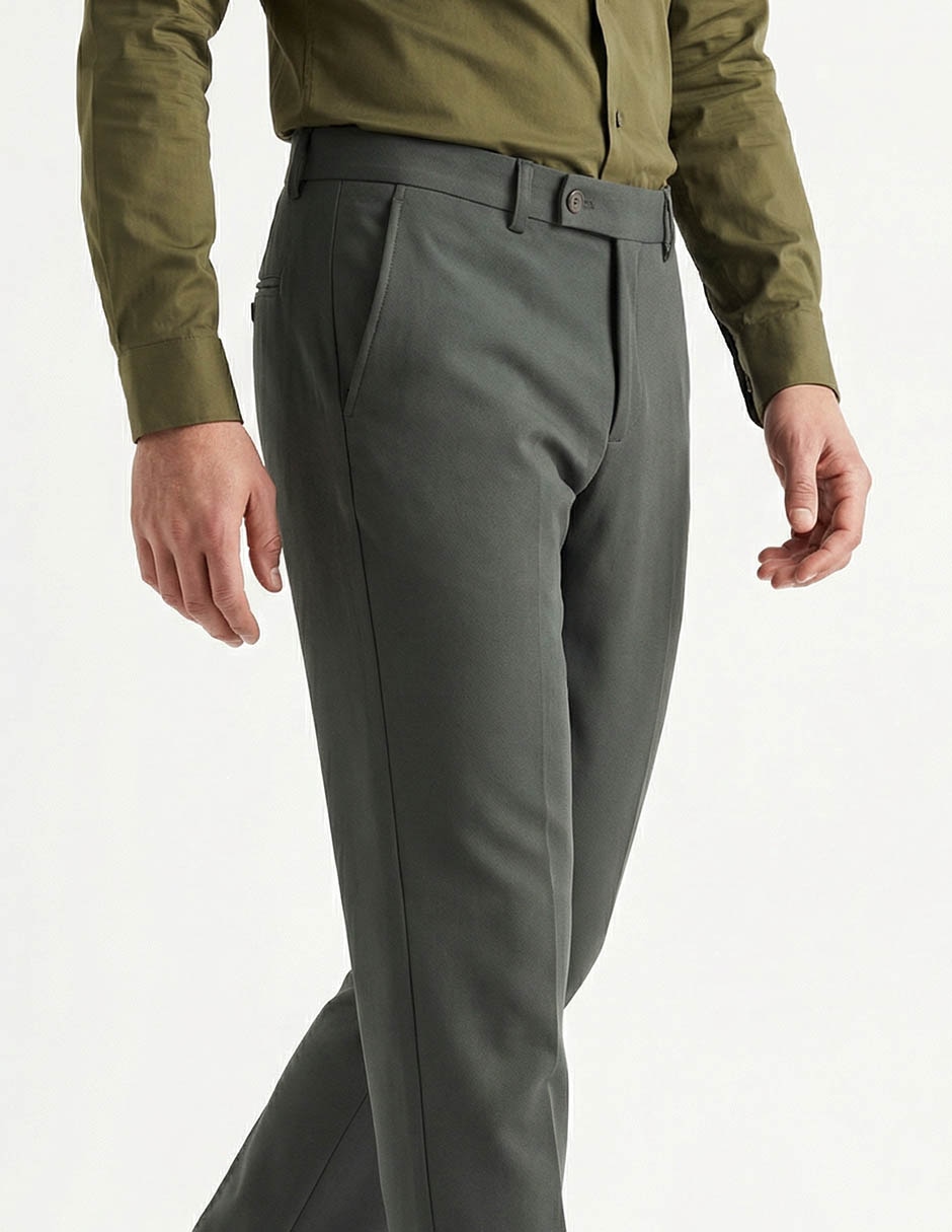 Pantalón de vestir slim para hombre 8
