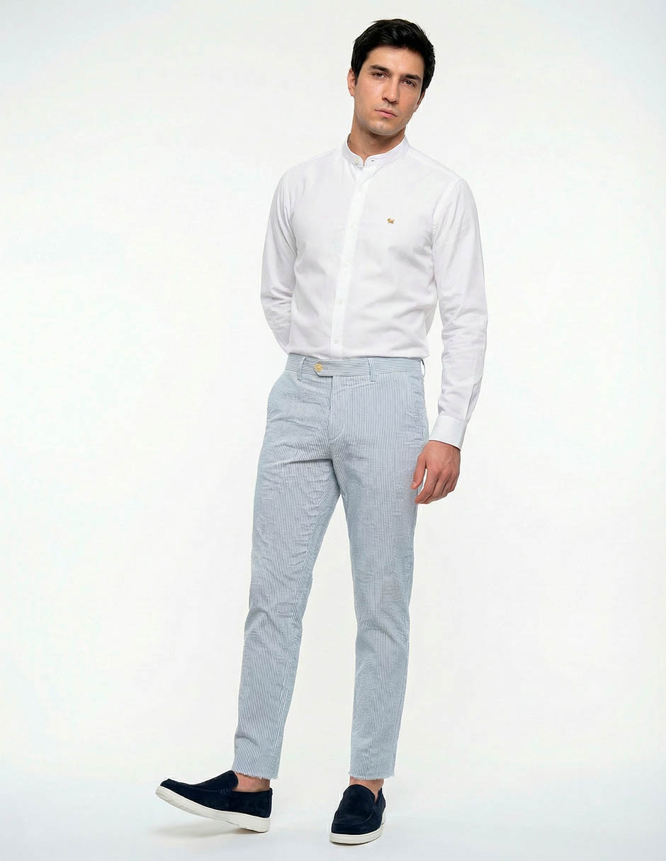 Pantalón de vestir slim para hombre 10