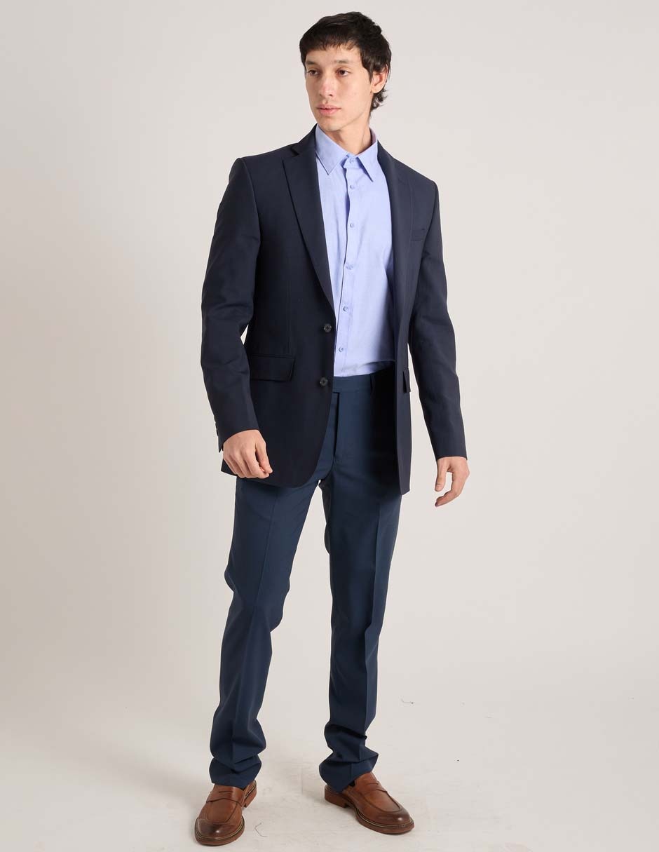 Pantalón de vestir slim de lana para hombre 2
