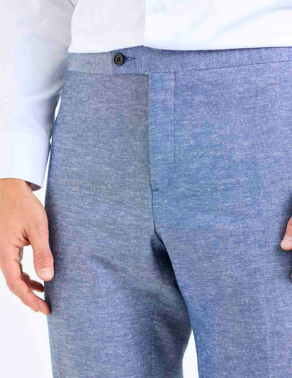 Pantalón business casual chino slim para hombre 9