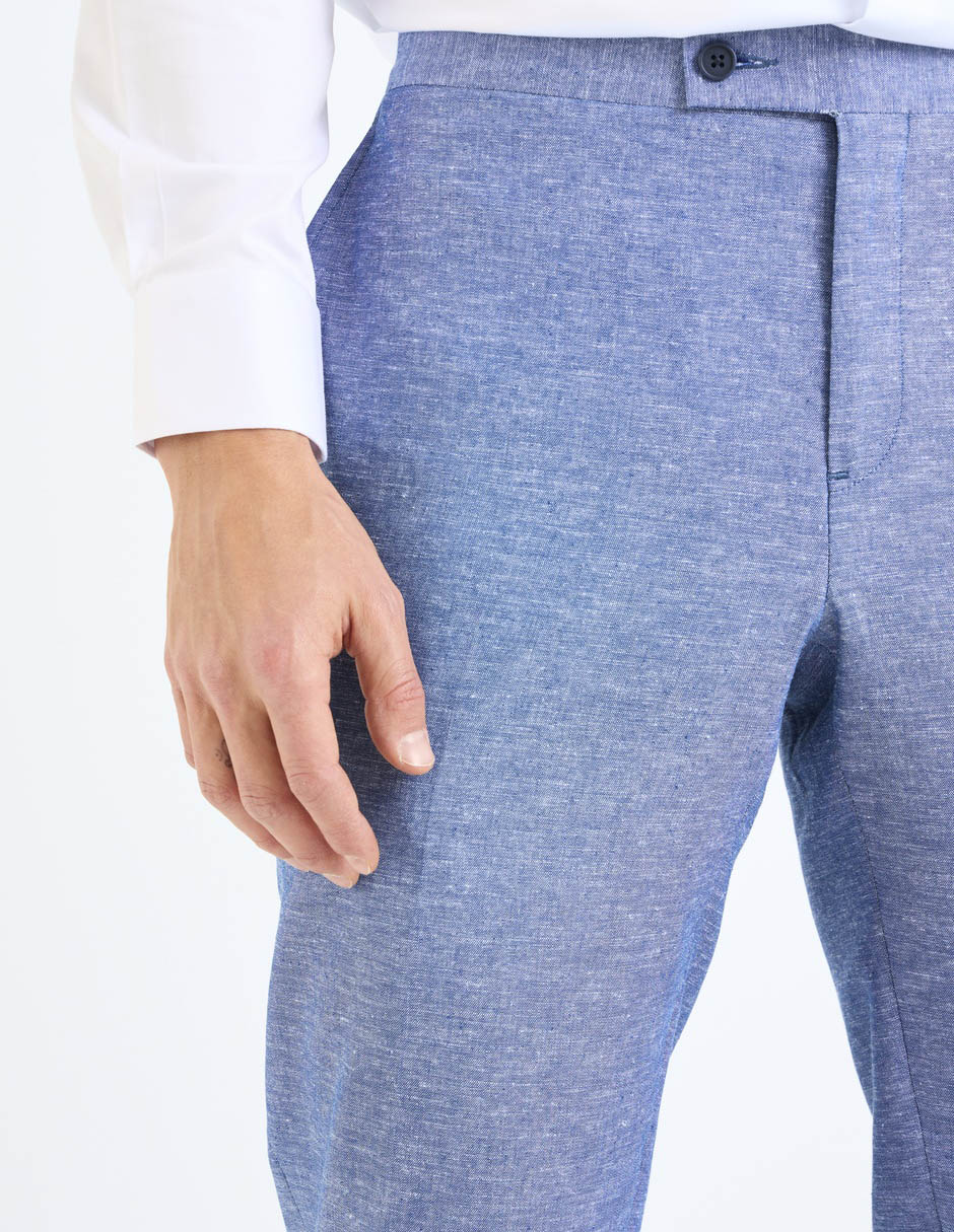 Pantalón business casual chino slim para hombre 10