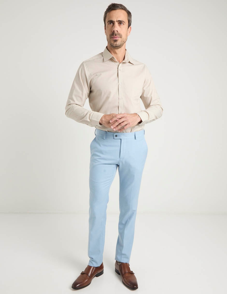 Pantalón de vestir slim para hombre Pantalón de vestir slim para hombre