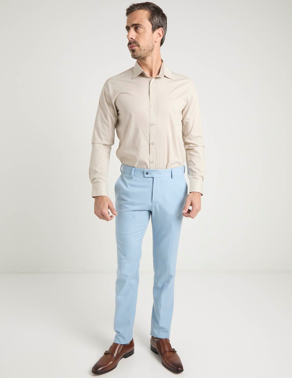 Pantalón de vestir slim para hombre 4