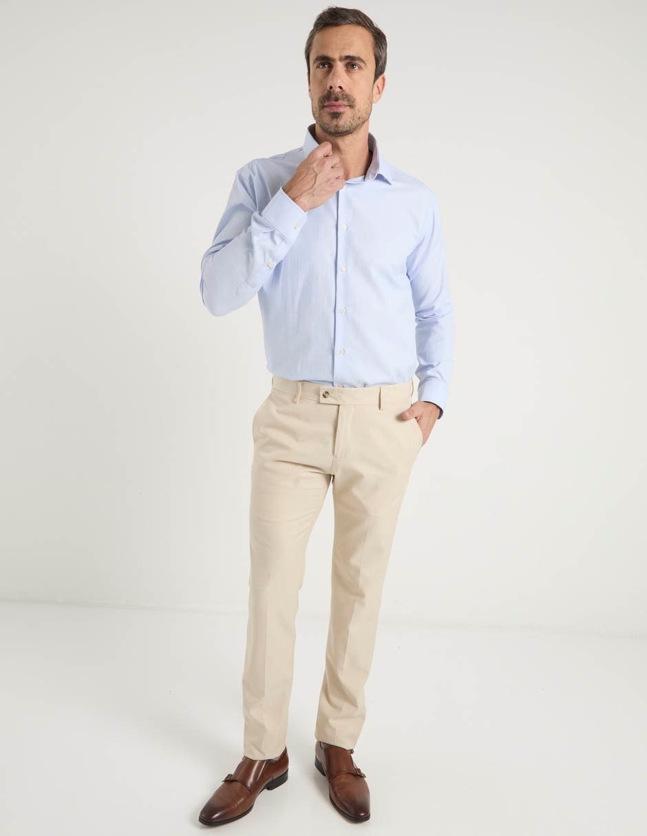 Pantalón de vestir regular para hombre 4
