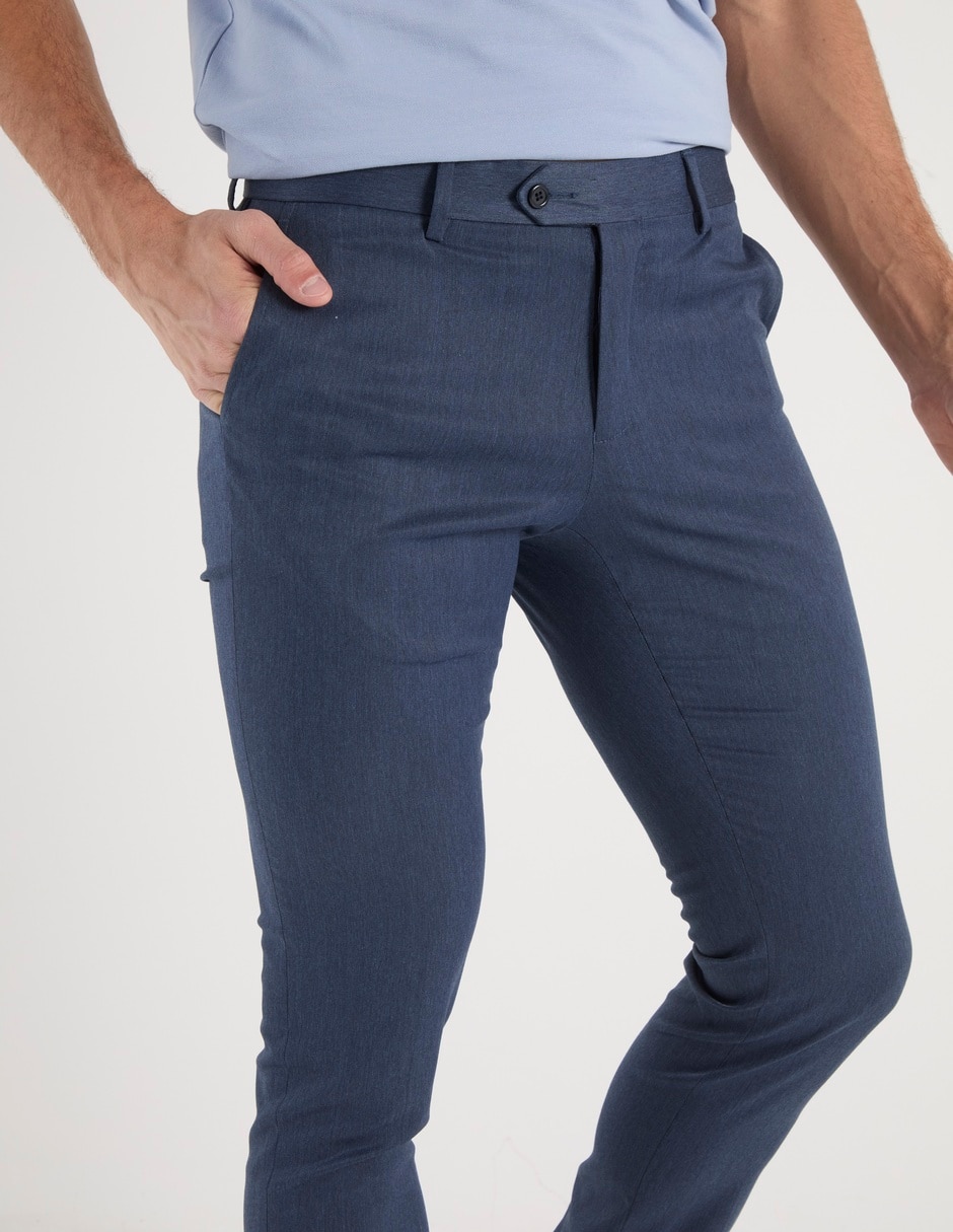 Pantalón de vestir skinny para hombre 7