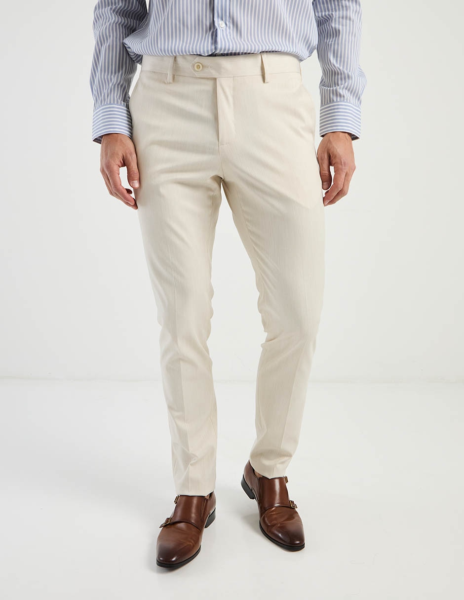 Pantalón de vestir slim para hombre Pantalón de vestir slim para hombre
