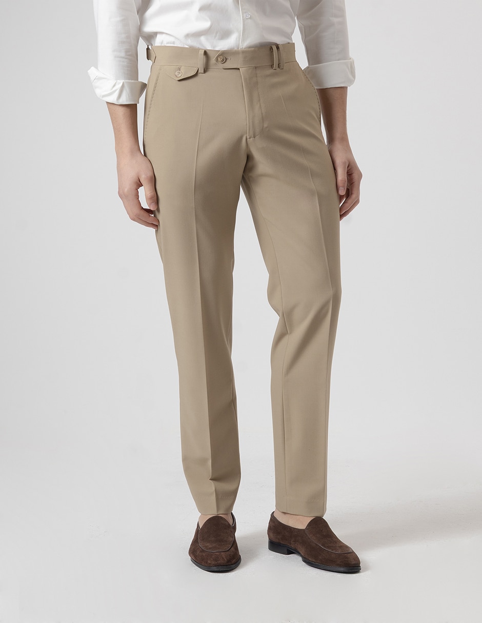Pantalón de vestir recto para hombre