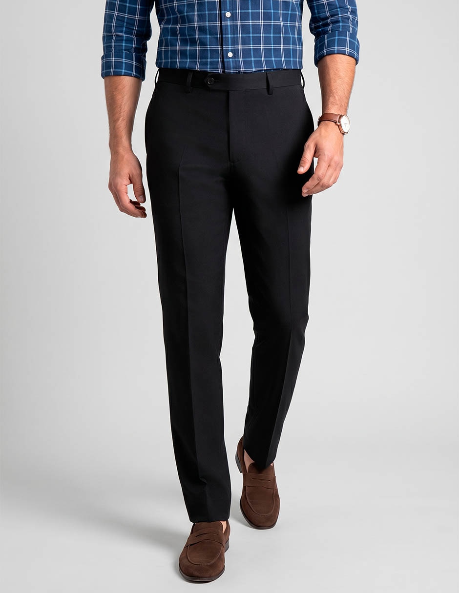 Pantalón formal de vestir regular para hombre Pantalón formal de vestir regular para hombre