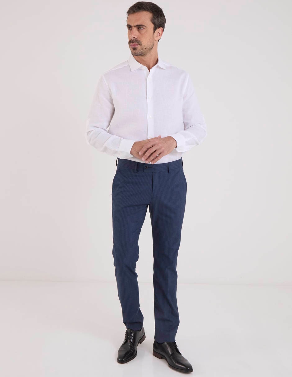Pantalón de vestir regular para hombre 7