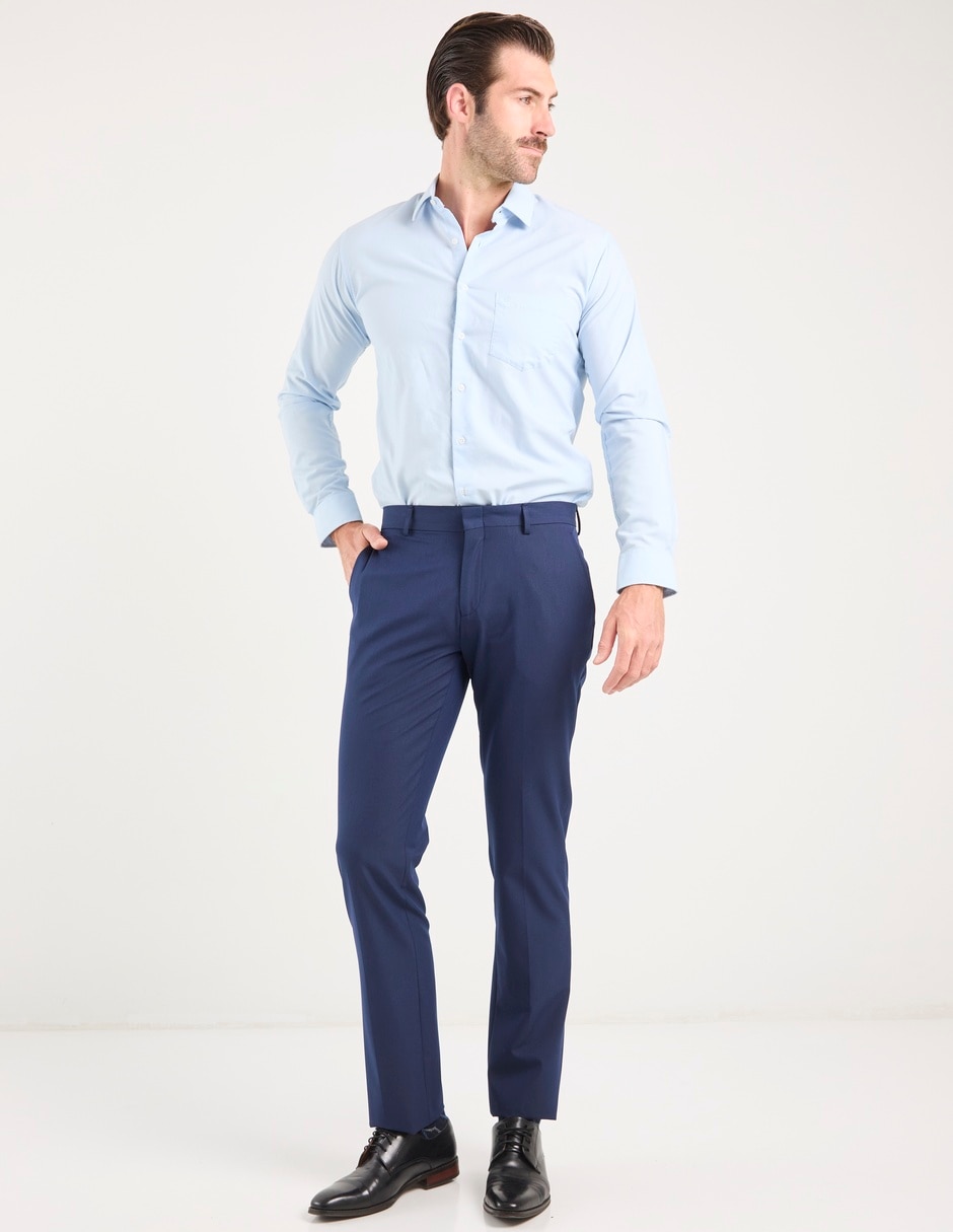 Pantalón de vestir slim para hombre 8