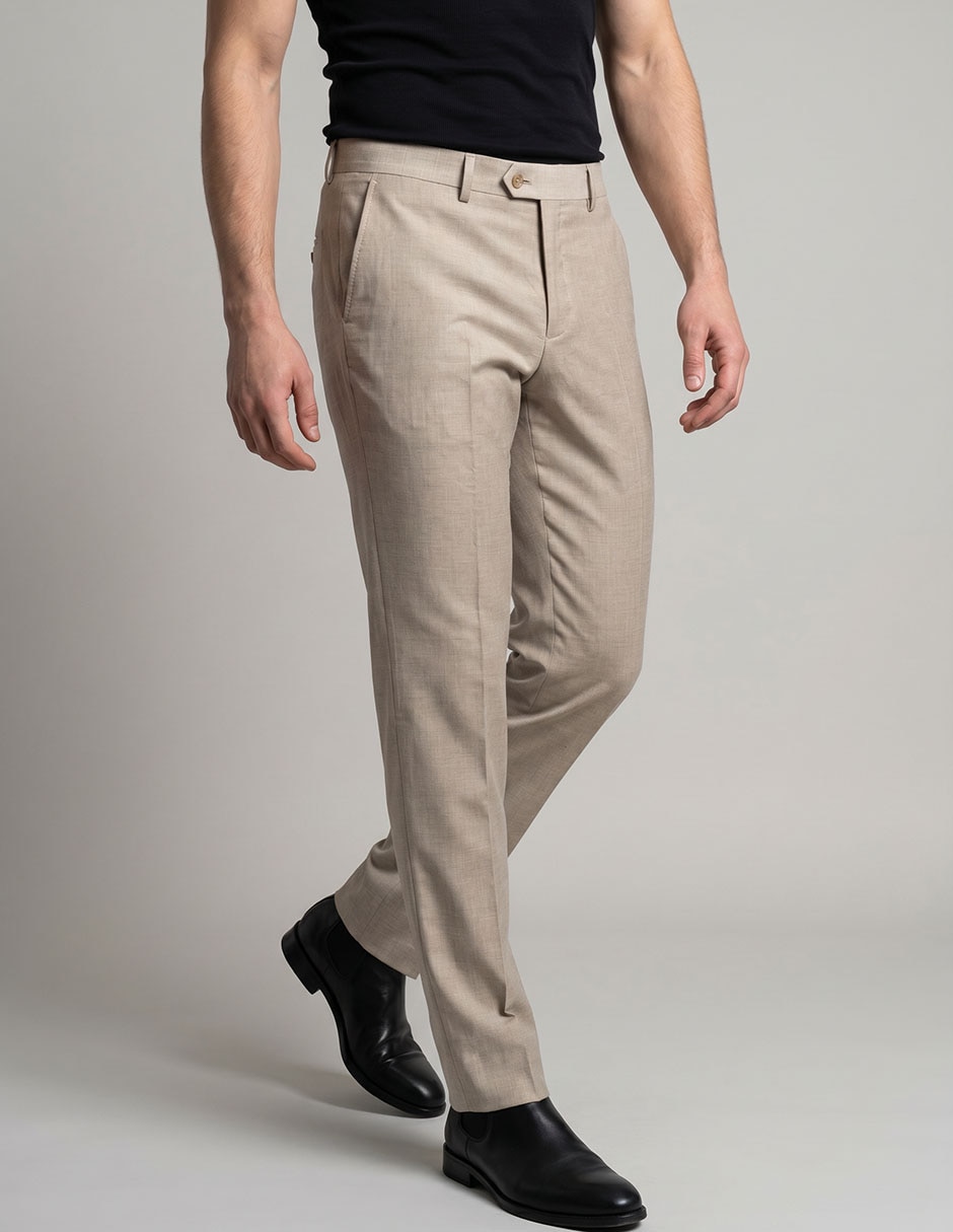 Pantalón business casual de vestir slim para hombre Pantalón business casual de vestir slim para hombre