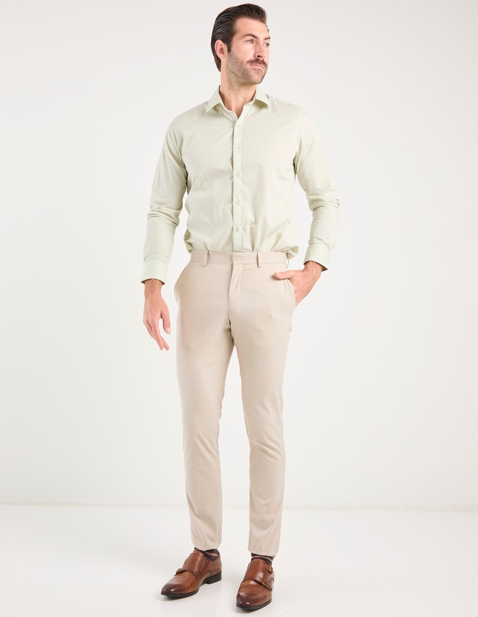 Pantalón de vestir slim para hombre 7