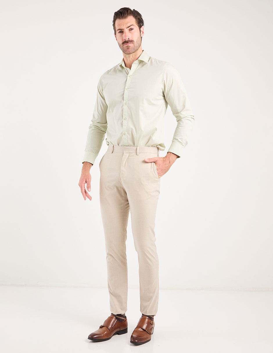 Pantalón de vestir slim para hombre 8