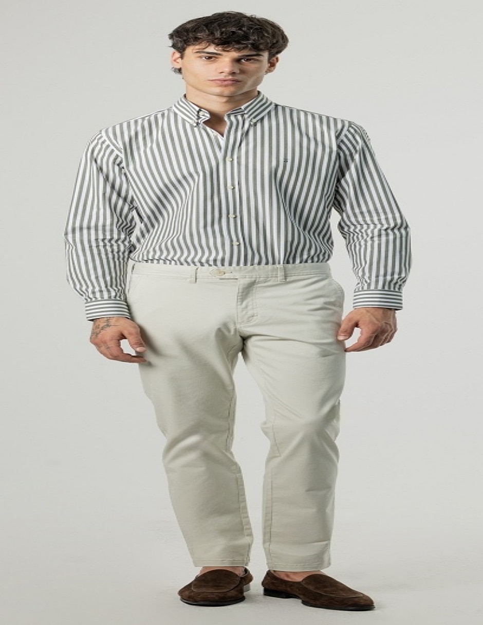 Pantalón chino recto Puroego para hombre