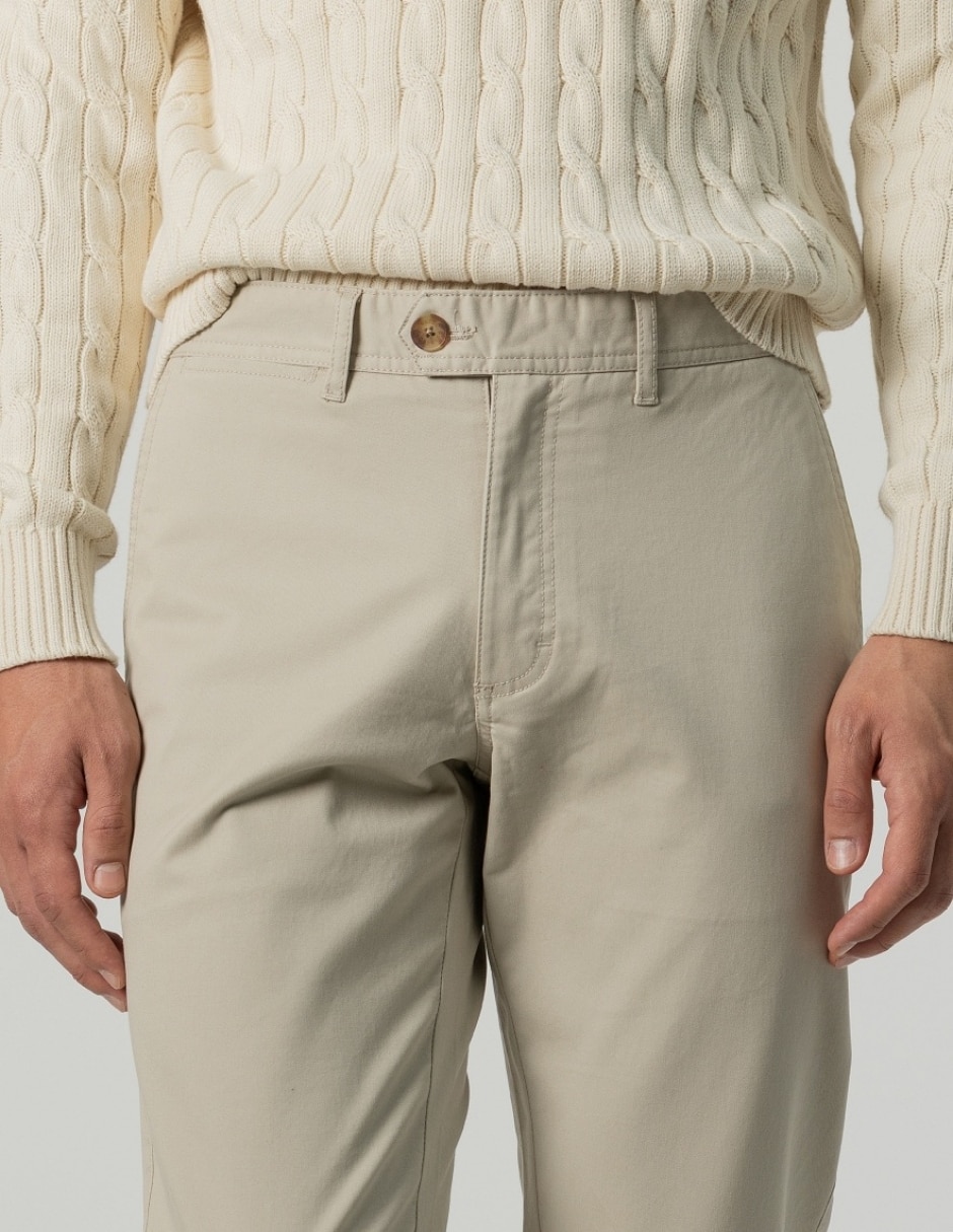 Pantalón chino recto Puroego para hombre