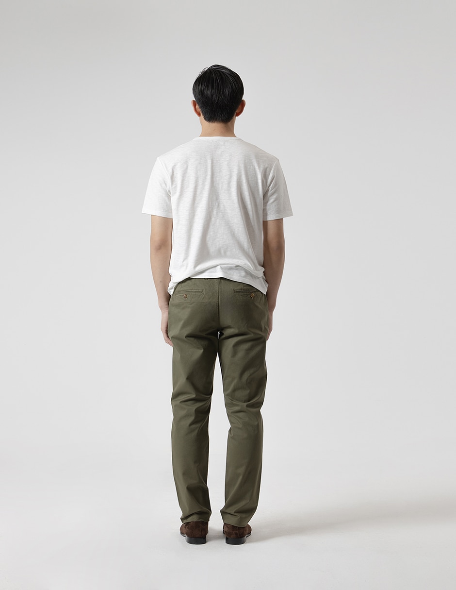 Pantalón chino recto Puroego para hombre