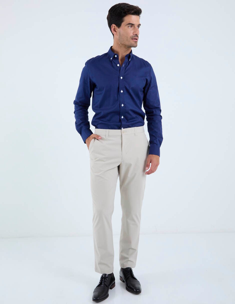 Pantalón formal de vestir slim para hombre 2
