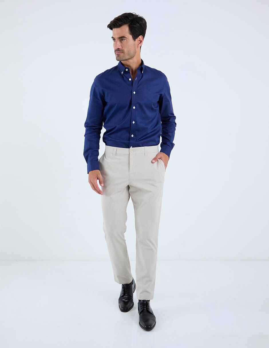 Pantalón formal de vestir slim para hombre 3