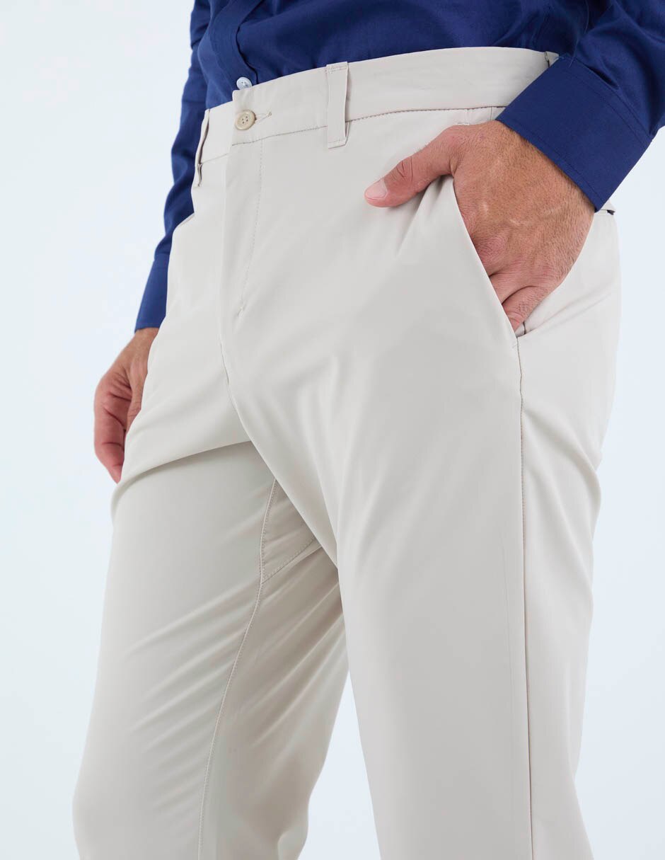 Pantalón formal de vestir slim para hombre 4