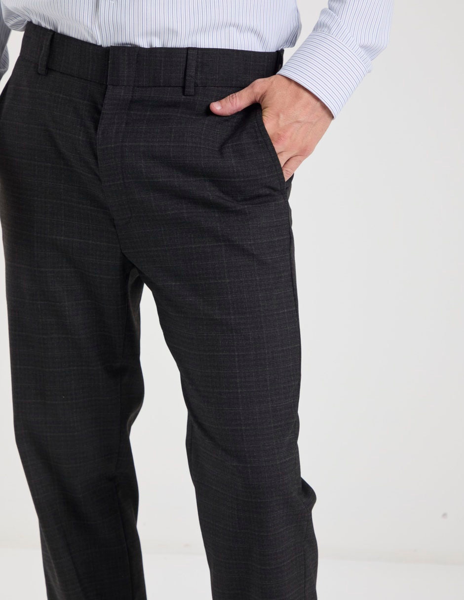 Pantalón Formal De Vestir Regular Sansabelt De Poliéster Y Viscosa Para Hombre