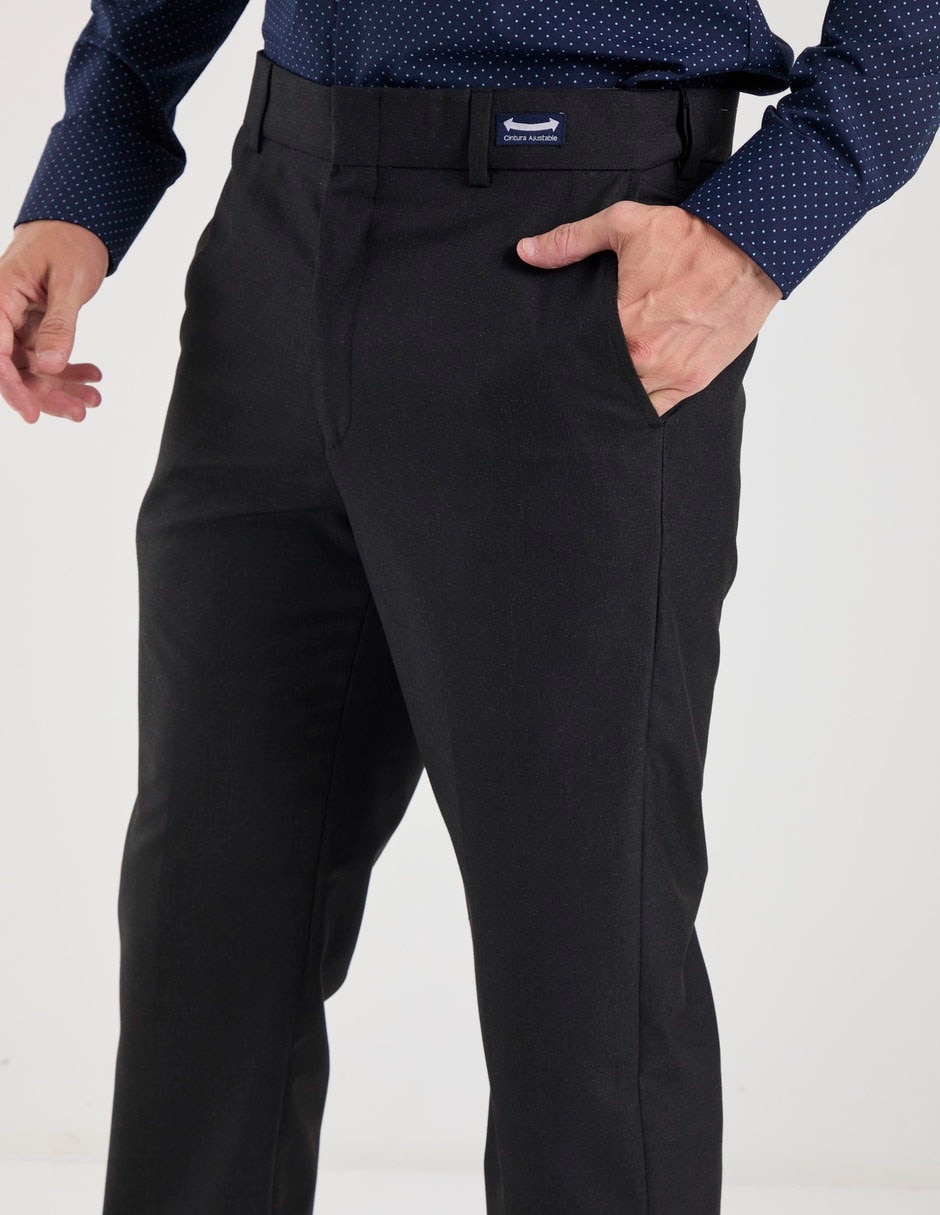 Pantalón de vestir regular para hombre 2