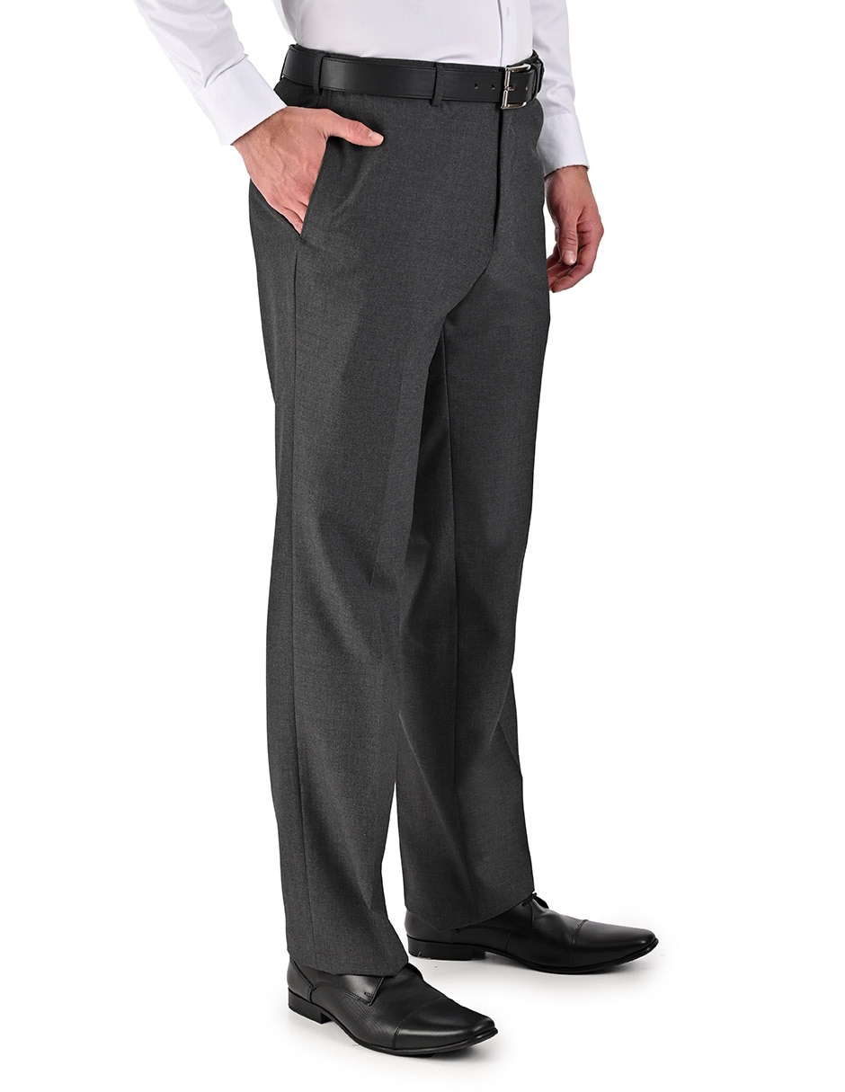 Pantalón Formal De vestir Regular de Poliéster y viscosa para hombre 3