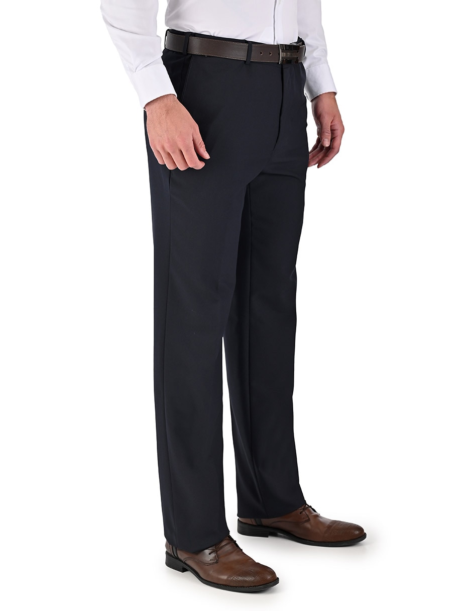 Pantalón Formal De vestir Regular de Poliéster y viscosa para hombre 2