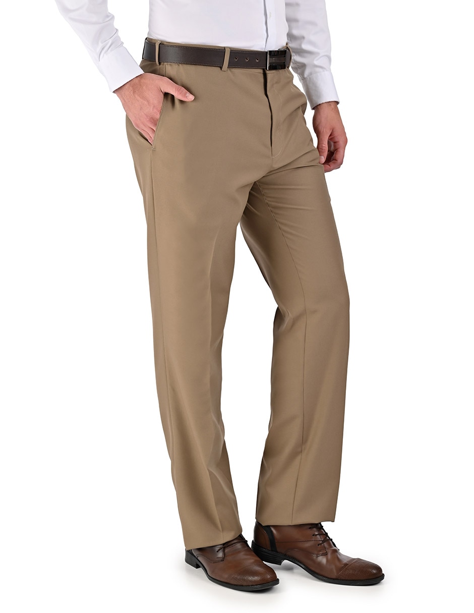 Pantalón Formal De vestir Regular de Poliéster y viscosa para hombre 2