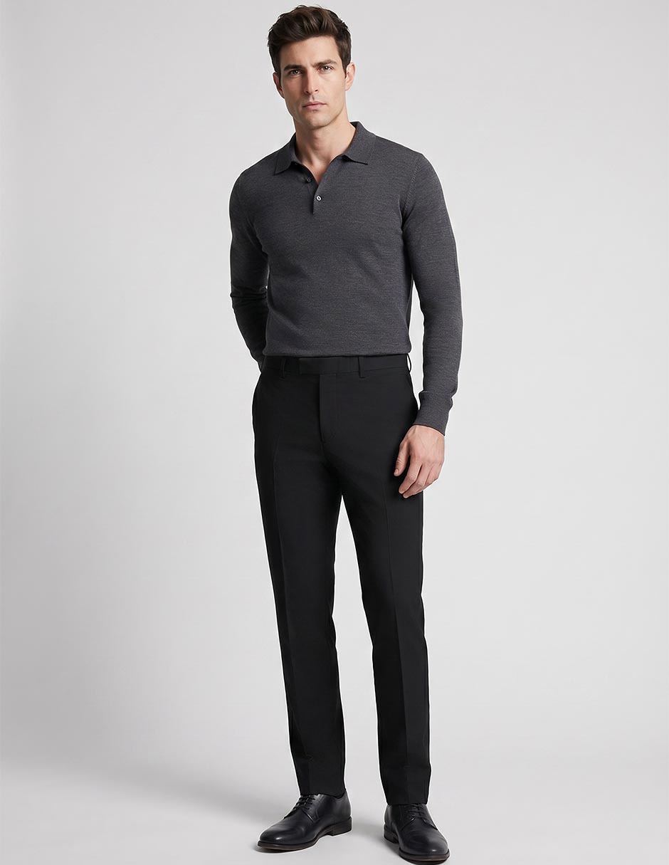 Pantalón de vestir recto para hombre 3