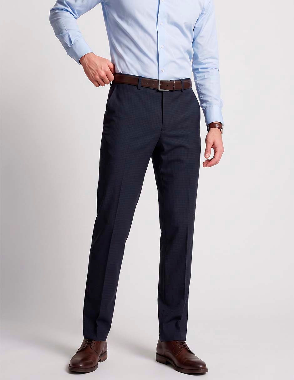 Pantalón de vestir recto para hombre
