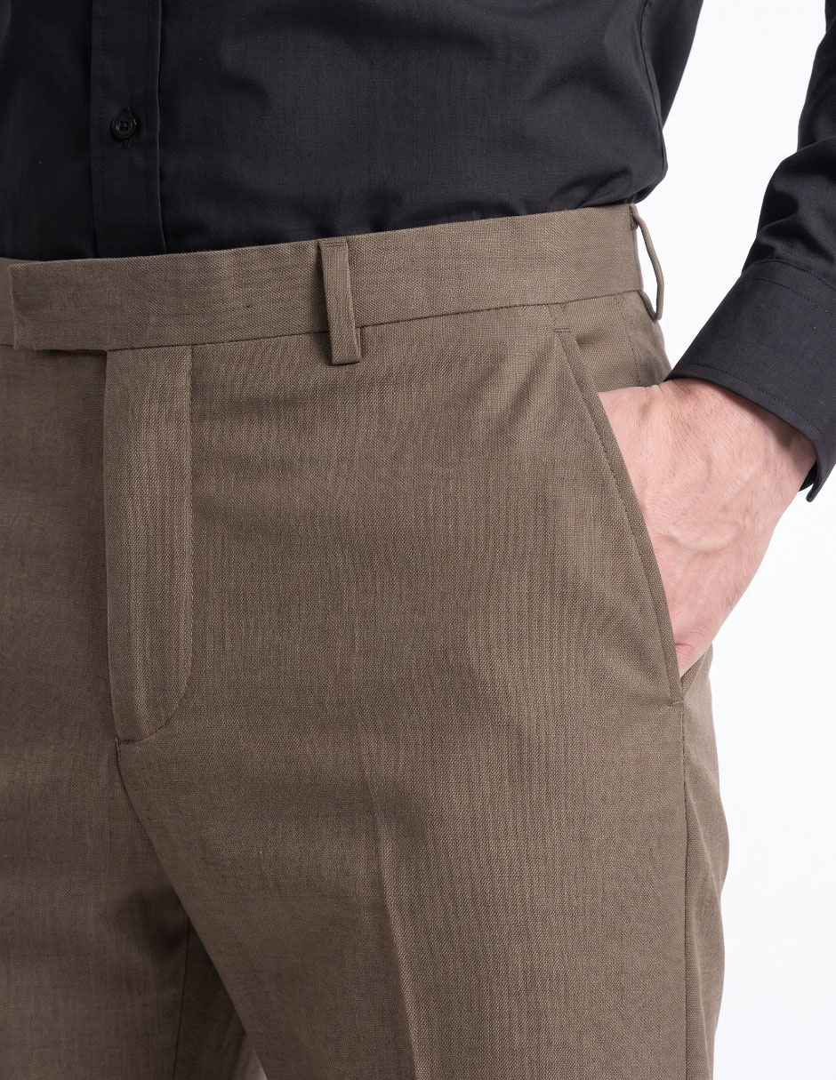 Pantalón Formal De vestir Straight de Poliéster para hombre 4