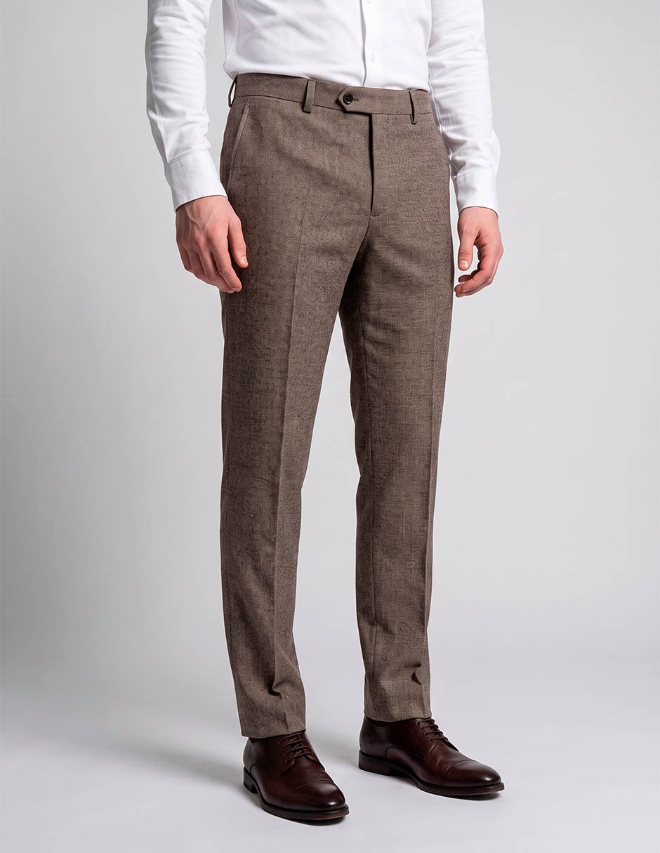 Pantalón de vestir slim para hombre Pantalón de vestir slim para hombre