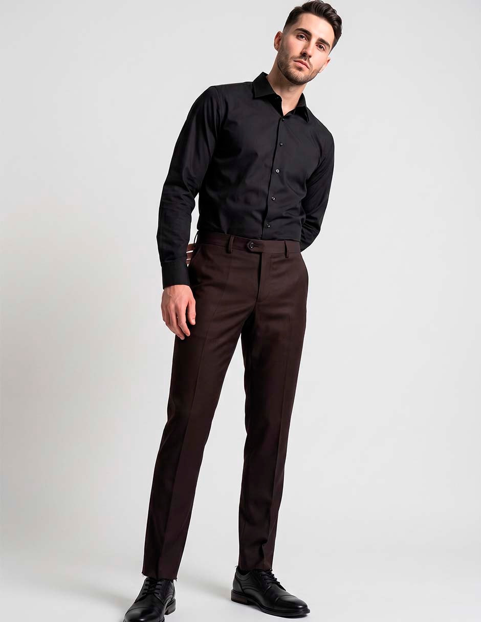 Pantalón de vestir slim para hombre Pantalón de vestir slim para hombre