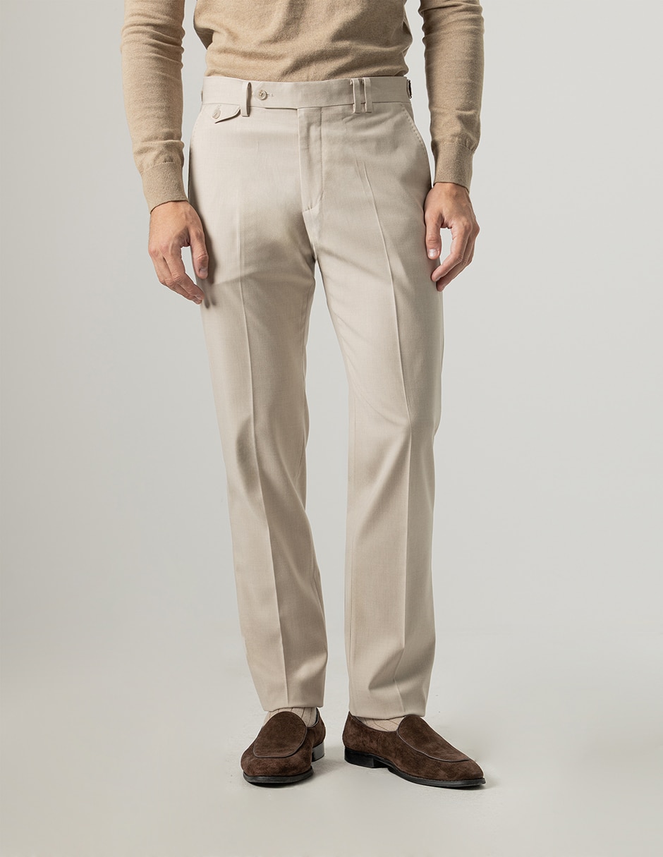 Pantalón formal de vestir slim para hombre
