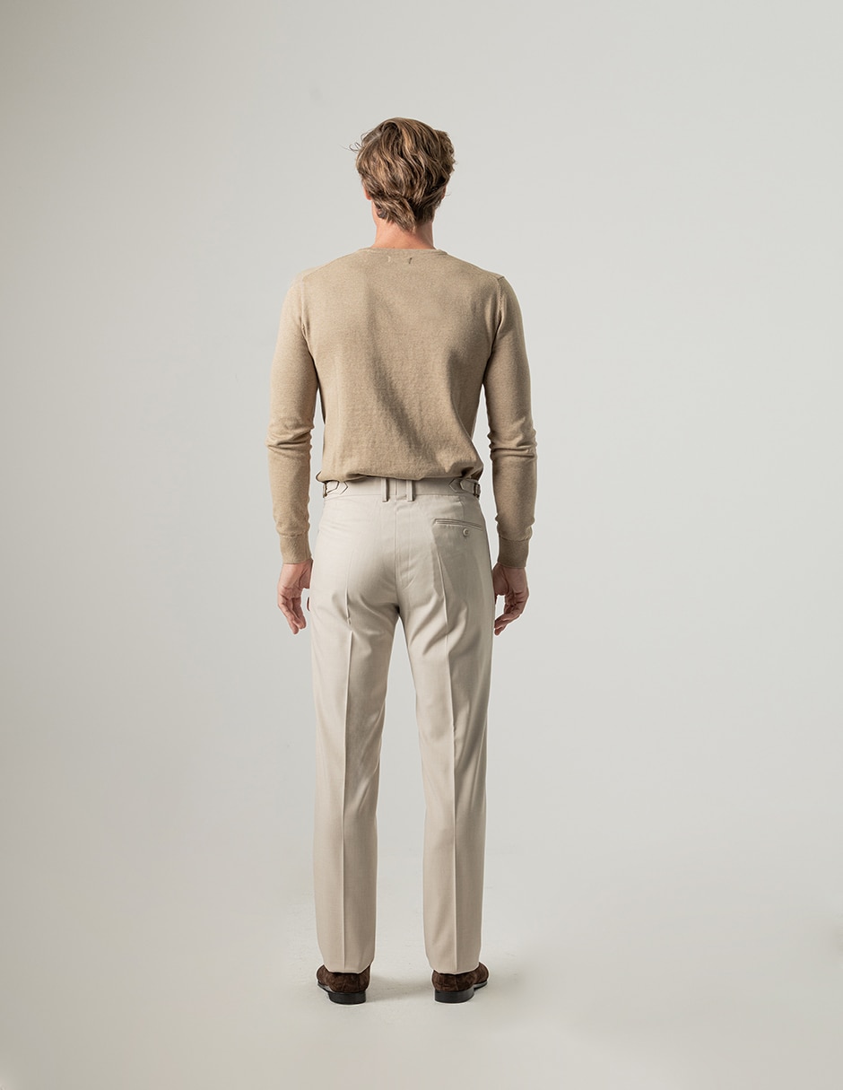 Pantalón formal de vestir slim para hombre