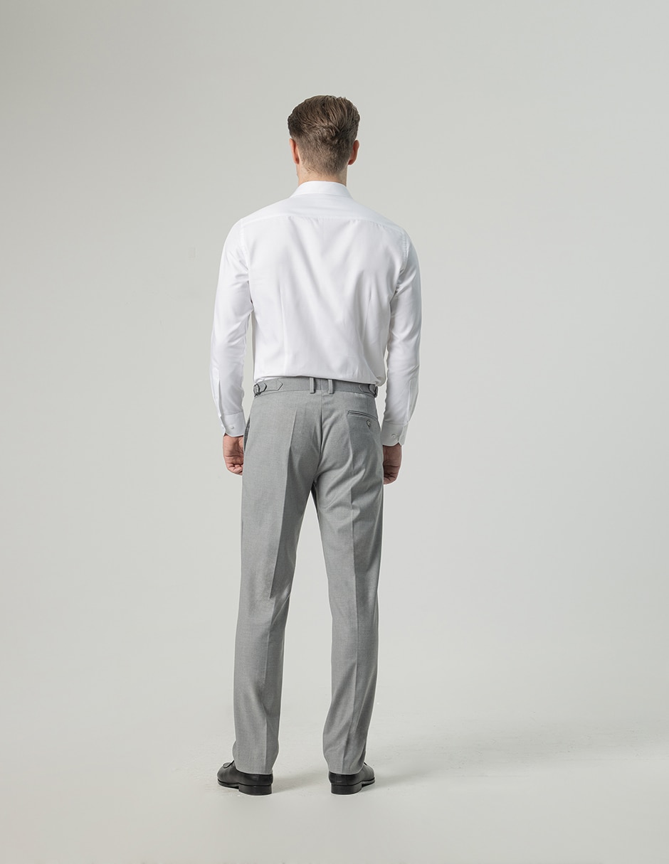 Pantalón formal de vestir slim para hombre 3