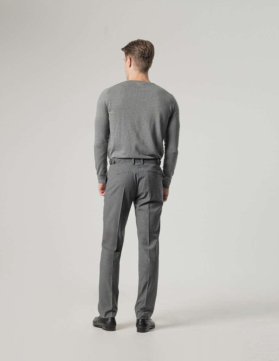 Pantalón formal de vestir slim para hombre