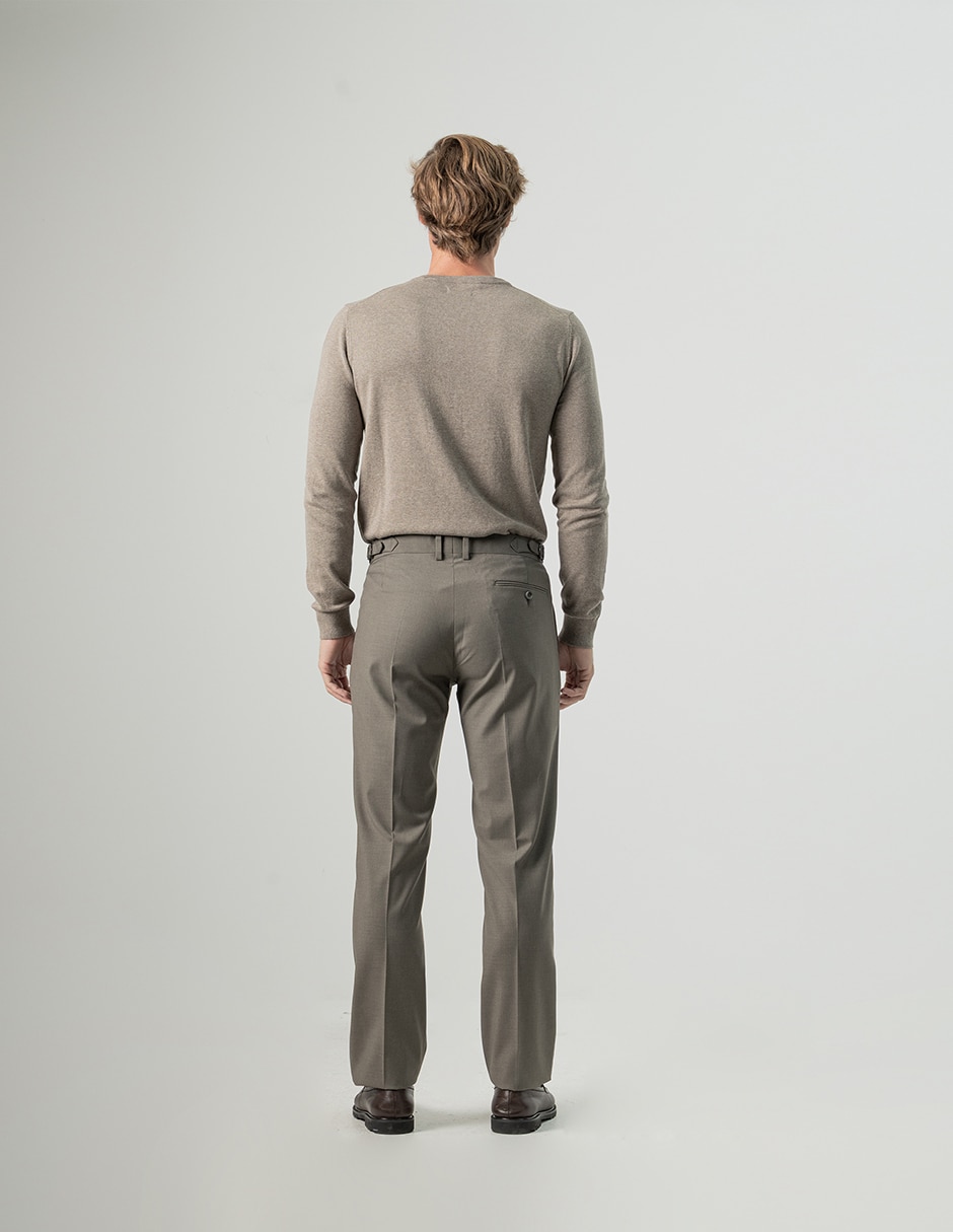 Pantalón formal de vestir slim para hombre 3