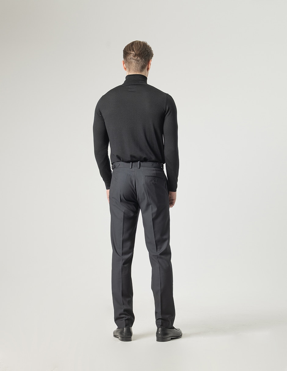 Pantalón formal de vestir slim para hombre 2