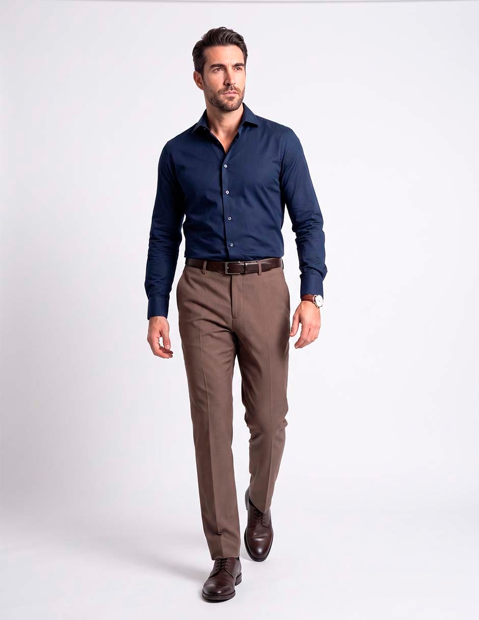 Pantalón de vestir slim para hombre 7